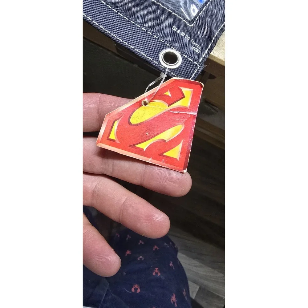Vintage Superman-themed pencil pouch NWT